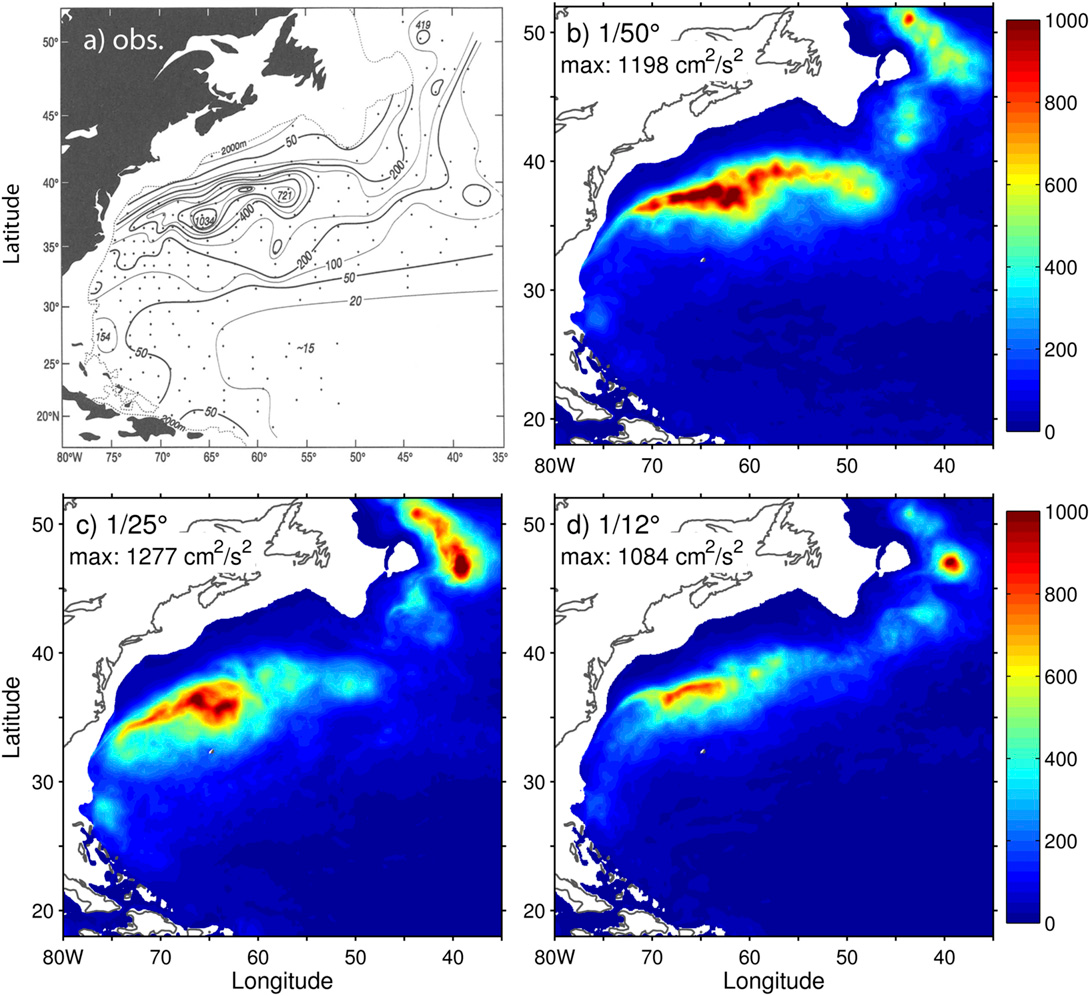 EKE at 700 m from Chassignet & Xu, 2017, fig. 17